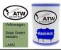 Preview: Volkswagen, Sage Green Metallic, LA6Q: 500ml Lackdose, von ATW Autoteile West.